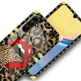 thumbnail image 4 of FKBRCL4U Compatible with Samsung Galaxy A05S Case, Brown Leopard Print Mouth Luxury Golden Decoration for Girl Women Soft TPU Shockproof Protective Hard PC Back, 4 of 7