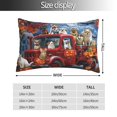 thumbnail image 2 of Fotbe Halloween Pets Pumpkins Funda de Almohada Decorativa Estilo Occidental, Lujo en Algodón, Fundas para Almohadas King, Cojín Estampado para Decoración del Hogar-14"x20", 2 of 6