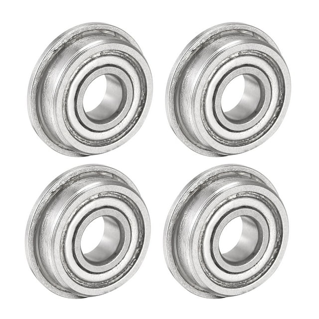 Unique Bargains SF695ZZ 5x13x4mm Roulements à Billes à Brides en Acier Inoxydable Double Blindage 4 Pack