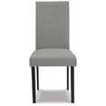 thumbnail image 3 of Signature Design by Ashley Kimonte Upholstered Dining Chair, Set of 2, Dark Gray, 3 of 6