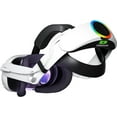 thumbnail image 1 of for Oculus Quest 3 / Quest 3S Battery Head Strap with RGB Light, Head Strap with 10000mAh Battery for Oculus Meta Quest 3 / 3s Accessories, Extend 4-6 Hours Playtime Enhanced Support, 1 of 6