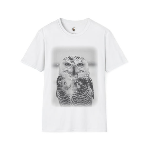 Whisper of the Arctic Owl Tee - Comfort Wear and Wildlife Care