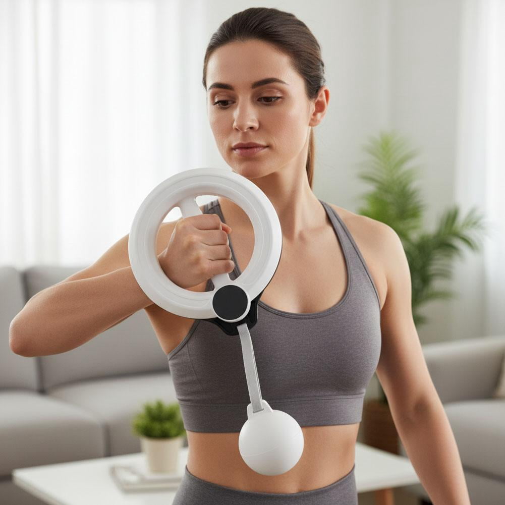 Arm Workout for Women and Men, 360° Hand-Crank Forearm Trainer, Shoulders and Arm Muscle Training Fitness Equipment, Chest Trainer and Forearm and Wrist Hand Exerciser
