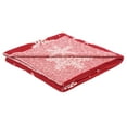 thumbnail image 4 of SAFAVIEH Holiday Snow Throw, 50" x 60", Red/White, 4 of 6
