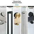 thumbnail image 5 of OVE Decors Bel Soft-Close Matte Black 48" Frameless Sliding Soft Close Shower Door, 5 of 17