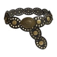 thumbnail image 3 of Cinturón decorativo para mujer, accesorio único para fiestas, pantalones y compras. Negro, 3 of 9