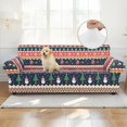 thumbnail image 4 of XYZCANDO Christmas Theme Stretch Armchair Sofa Slipcover for 1 Cushion Couch,1-Piece Couch Sofa Cover Furniture Protection Soft with Elastic Bottom for Kids, Pets, 4 of 6