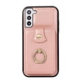 thumbnail image 7 of Compatible with Samsung Galaxy S22 Wallet Case, PU Leather Case with Card Holder, 360° Rotation Ring Kickstand, Shoulder Strap, Magnetic Snap Protective Case Designed for S22, Rosegold, 7 of 7