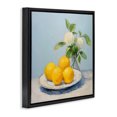 thumbnail image 2 of Stupell Industries Modern Vase of Flowers and Lemons Black Floating Frame Canvas Art, 25 x 25, by Creative Studio, 2 of 8
