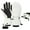 White, variant on HWHCGZ Touchscreen Snowboard Gloves ,Pro Ski Gloves With Wrist Guards Thermal Cold Weather Ideal for Skiing Snowboarding,Black,L