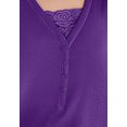 thumbnail image 2 of Woman Within Plus Size Layered-Look Lace Trim Tee, 2 of 6