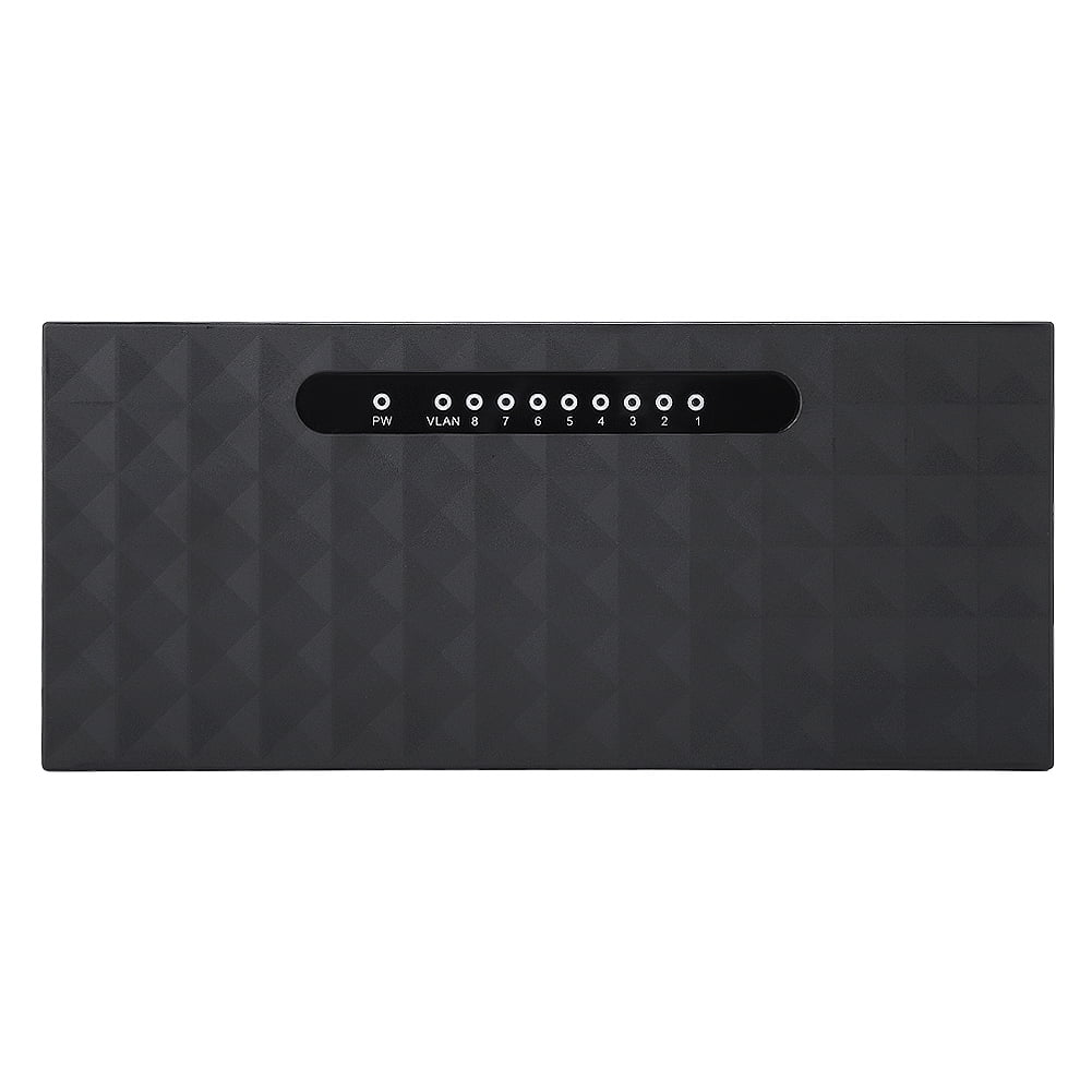 Gigabit Network Switch, Network Switch Plug And Play Plastic Housing Reliable Data Transfer For