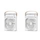 thumbnail image 1 of Set de 2 Mini Ventiladores de Aire Acondicionado Portátiles USB 4 en 1 con Humidificador, Enfriador Evaporativo, Luz LED, Tanque de 600 ml y 3 Velocidades para Hogar y Oficina, 1 of 4