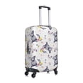thumbnail image 3 of Kdxio Rabbit And Butterfly Pattern Luggage Cover for Travel,Elastic and Durable,Fits 18-32 Inch,-No luggage included, 3 of 8