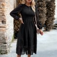 thumbnail image 4 of Vestido largo de dama Elegante punto Slim Fit Vestidos de fiesta de cóctel Jacquard de manga larga Hugtrwg Para estrenar, 4 of 7