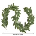 thumbnail image 3 of Artificial Fall Flowers Outdoor 6.6Ft Artificial Christmas Garland Winter Greenery Garland For Holiday Season Mantel Fireplace Table Runner Centerpiece Décor, 3 of 6
