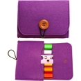 thumbnail image 1 of shiyou-Small Felt Essential Oil Travel Storage Bag, Essential Oil Carrying Bag, Portable Essential Oil Storage Bag for Essential, Perfume, Lipstick (Purple), 1 of 4