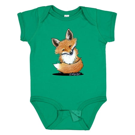 

Inktastic KiniArt Fox Gift Baby Boy or Baby Girl Bodysuit