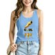 thumbnail image 2 of Women's Football Graphic Tank Tops, Women's Sleeveless Running Tank Top, Breathable Lightweight Sports Vest for Workout, Gym, Yoga, Training for Soccer Tournament 2026 Light Blue Size: XL, 2 of 5