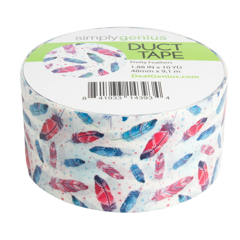 2 Rolls Patterned Duct Tape Duct Tape Package Sealing Tapes
