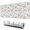 White Cartoon Unicorn, variant on Long Mouse Pads for Desk,White Cartoon Unicorn Rainbow Cloud Star Desk Mats on Top Of Desks, Desk Mouse Pad Extra Large with 3mm Non-Slip Base and Stitched Edge for Gaming,Work,Home 31.5"x11.8"