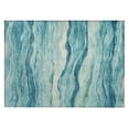 thumbnail image 2 of Addison Rugs Chantille Indoor/Outdoor Transitional Geometric, Abstract Turquoise Washable Rectangle Rug, 1'8" x 2'6", 2 of 6