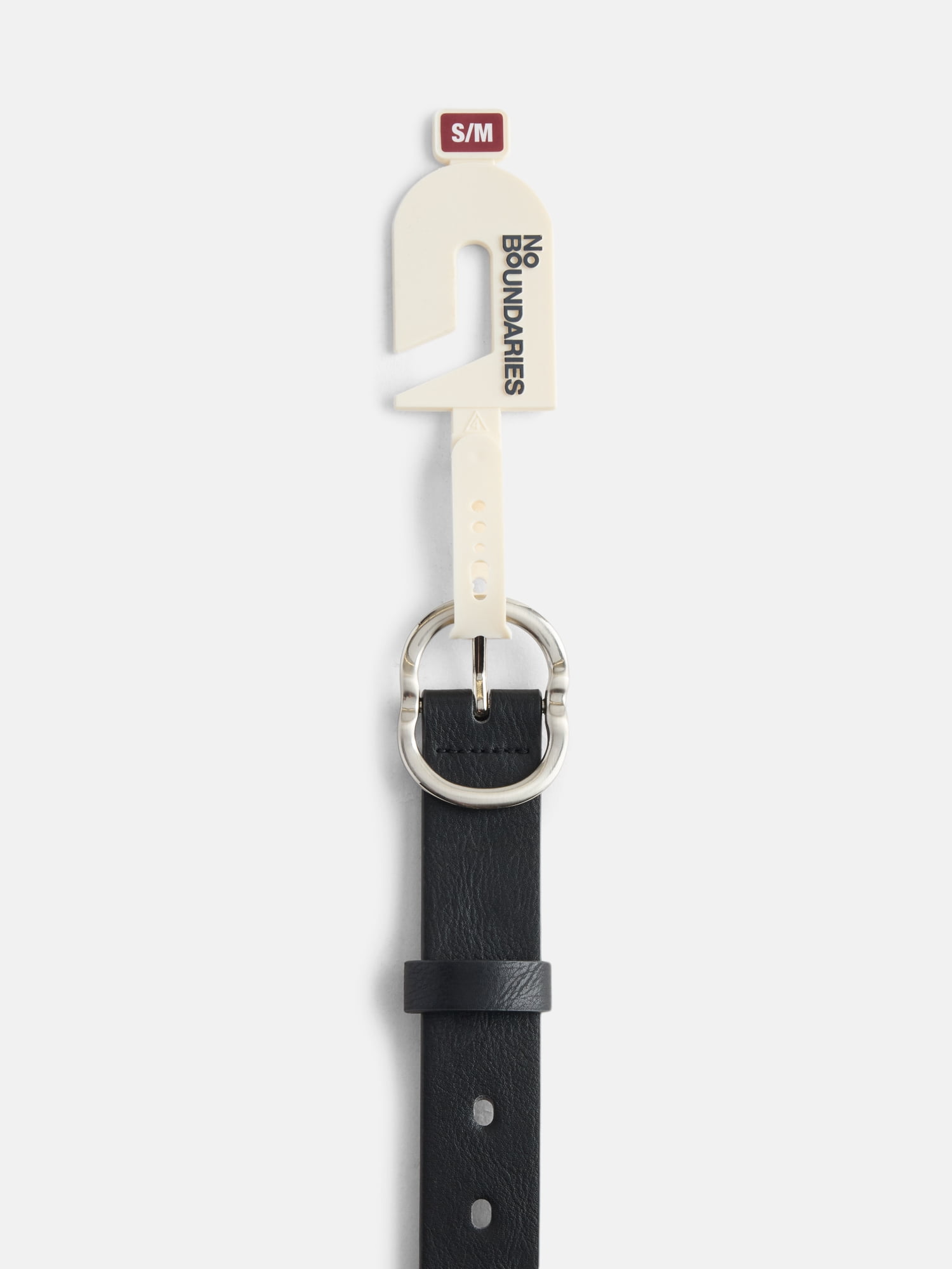 No Boundaries Slotted Perforated Belt, Women's, Black