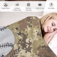 thumbnail image 6 of Baseball Blanket Ball Throw Blanket Sports Blanket Gifts Boys Warm Soft Blanket for Couch Sofa Bed 60"x80", 6 of 6