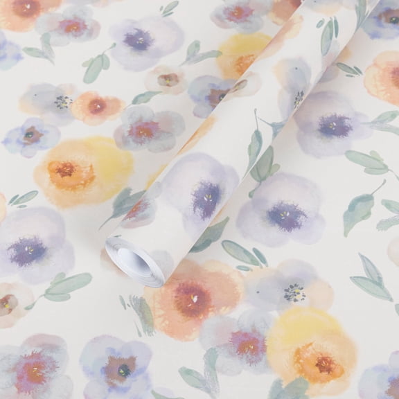 UMIGGEE Floral Peel and Stick Wallpaper 17.3-in x 118-in Multicolor Floral Wall Paper Self-Adhesive Contact Paper Removable Wallpaper Peel and Stick For Home Decoration