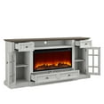 thumbnail image 5 of FESTIVO Modern TV Stand with Electric Fireplace - Fits TVs Up to 78" - Saw Cut Off White, 5 of 6