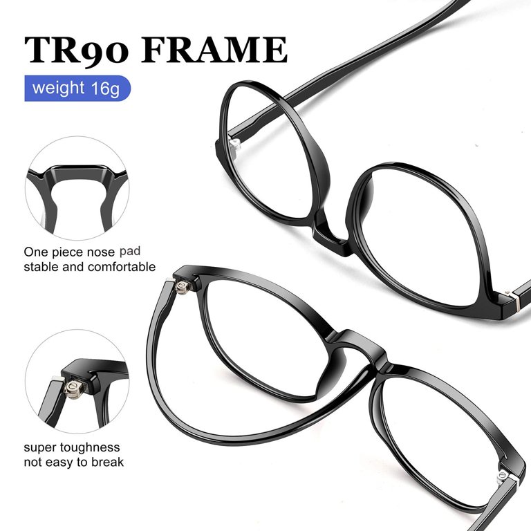 Lunettes Anti-Lumière Bleue Opulize Sol - Style Rétro Années 60 - Protection UV400 - Pour Ecran Et Gaming