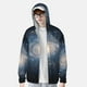 thumbnail image 2 of Fotbe The Galaxy Chaqueta con Protección Solar UPF 50+ para Hombre y Mujer, Camisa con Capucha y Bolsillos-Medium, 2 of 7