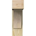 thumbnail image 2 of Ekena Millwork 8"W x 22"D x 26"H Thorton Block Rough Sawn Bracket w/ Offset Brace, Douglas Fir, 2 of 25