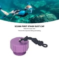 thumbnail image 3 of Diving Regulator, Dust  Threaded Aluminum Alloy First Stage Din ScubaValve Dust Protector, 3 of 8