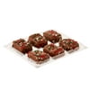 Freshness Guaranteed Holiday Enrobed Brownies, 7.4 oz, 6 Count, Sweet Dessert