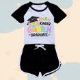 thumbnail image 2 of Shadoumai Girl's Summer 2 Piece Set Ruffle Trim Tank Top and Casual Shorts Sets Cotton Sets for Kids 5-16Y, 2 of 4