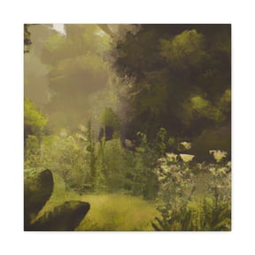 Wildfloral Scene Harmony - Canvas
