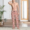 thumbnail image 2 of Fuzoiu Sea Creatures Print Men's Pajama Pants,Lounge Pants for Men,Lounge PJ Bottoms,Sleepwear Pants with Drawstring Pockets -Medium, 2 of 6