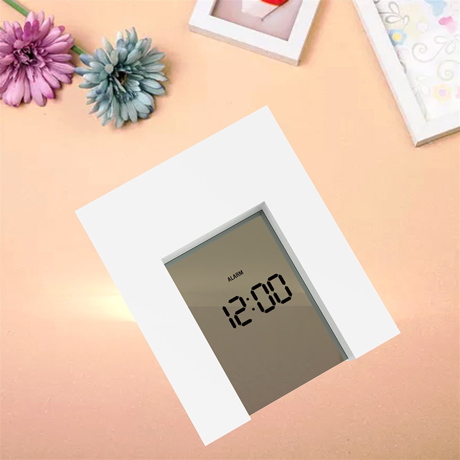Countdown Timer Temperature Battery Operated Square Electronic Clock Home Desk Decoration With Digital Calendar Date Alarm