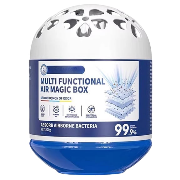 Olilia 200g Indoor Air Purifier Dust Remover Box,Extracted Formula Functional Air Box,Air Magic Box Dust Remover,Hands-Free Cleaning,Super Strong Suction,Suitable for All Rooms,Etc.