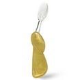 thumbnail image 4 of RADIUS Toothbrush Original Big Brush, BPA Free and ADA Accepted, Right Hand, Gold Brush and Black Case, 4 of 5