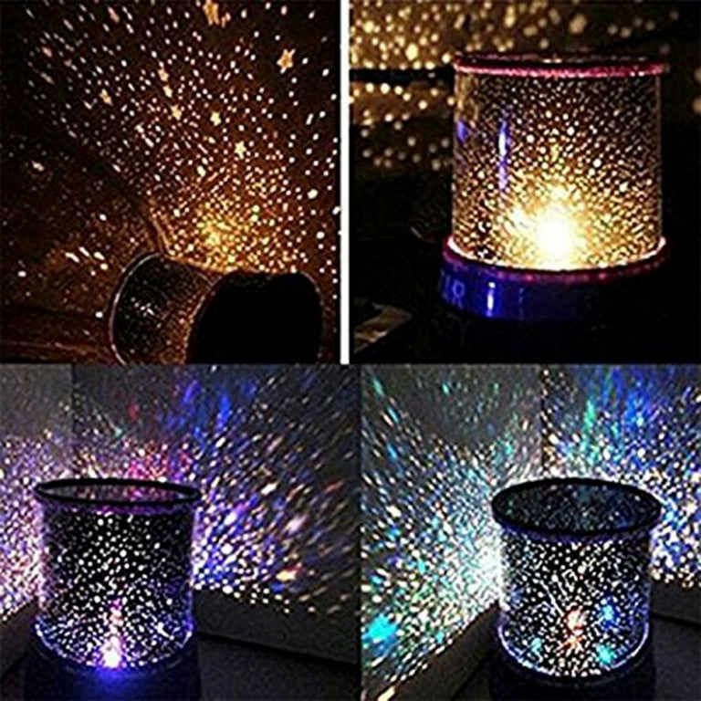 LED Starry Night Sky Projector Lamp Star Light Cosmos Master Kids Gift  Indoor Lighting, Black 