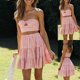 thumbnail image 2 of Moda mujer verano chaleco Camis falda traje conjunto sin mangas vendaje estampado Sexy conjuntos Wmkox8yi  bvn3397, 2 of 9