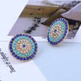 thumbnail image 2 of BRIGHTFUFU 1 set de aretes de collar kit de pulsera de anillo redondo juego de joyas de ojo azul turco, 2 of 8