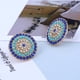 thumbnail image 2 of BRIGHTFUFU 1 set de aretes de collar kit de pulsera de anillo redondo juego de joyas de ojo azul turco, 2 of 8