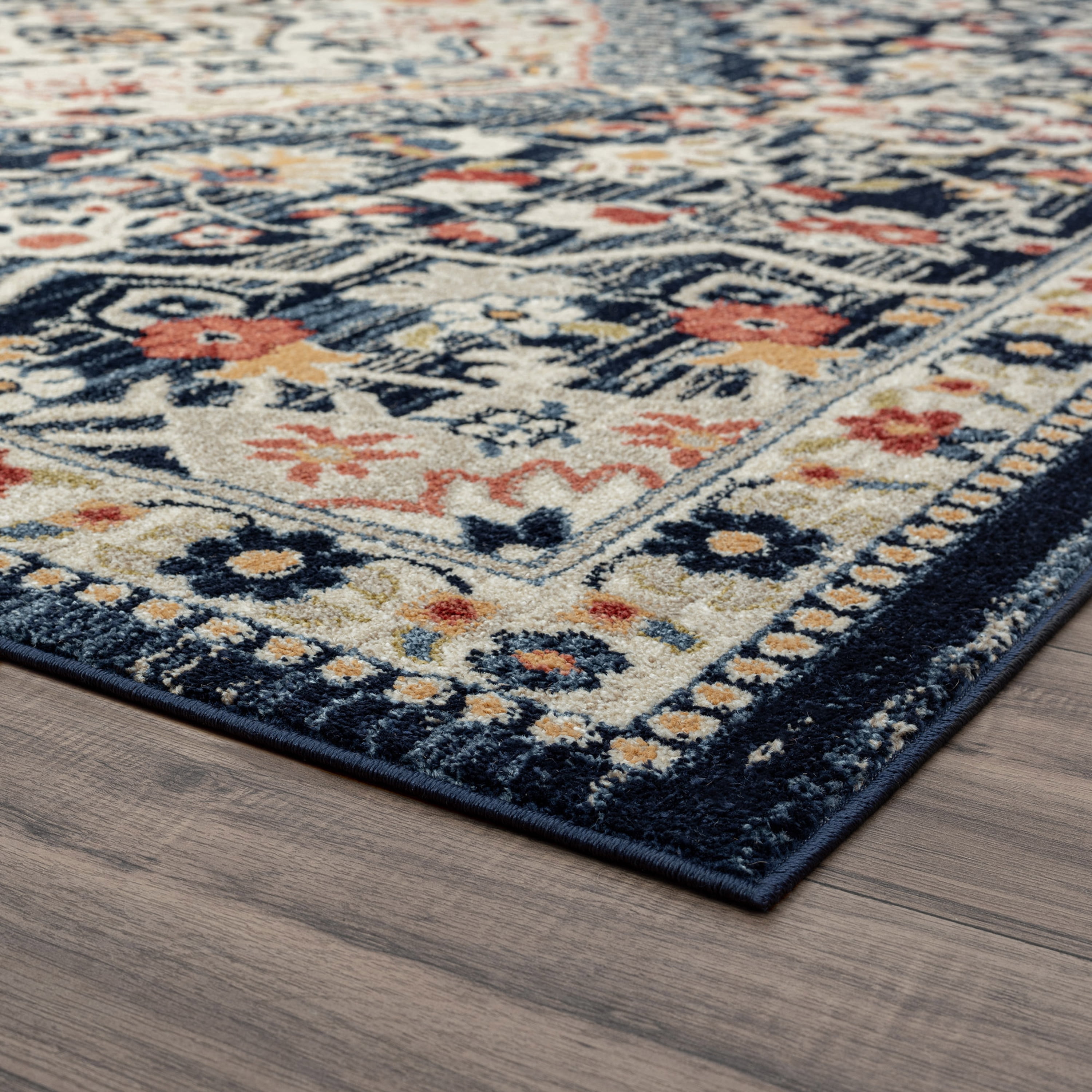 8x10 Modern Navy Large Area Rugs for Living Room | Bedroom Rug | Dining Room Rug | Indoor Entry or Entryway Rug | Kitchen Rug | Alfombras para Salas 7'11'' x 10'3''