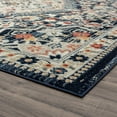 thumbnail image 5 of Bliss Rugs Perisan Area Rug, Medallion Indoor Rugs for Living Room, Dining Room, Bedroom | Navy, 5' x 8' (5'3''x7'3''), 5 of 8