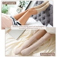 thumbnail image 2 of Bocaoying 6 Pairs Women‘s Retro Slouch Socks - Long Boot Socks, Soft Scrunch Socks for Women Size 5.5-9, Breathable Socks for Boots, Winter and Everyday Wear, 2 of 9