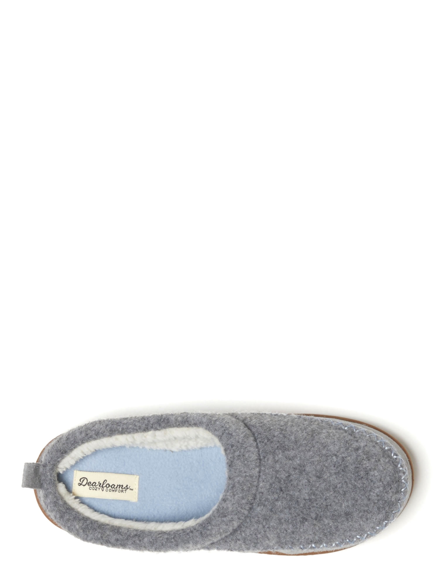 Dearfoams Cozy Comfort Women's Mixed Material Clog Slippers