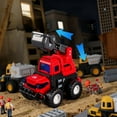 thumbnail image 5 of syligr 4 PCS Construction Vehicles Toy Set Press & Go Kids Toys with Excavator Crane Fire Truck Wrecking Vehicle for Toddlers Boys Age 3 4 5 6 Sandbox Play Gift Idea, for Birthday Christmas, 5 of 6
